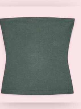 Zara Green Strapless Tube Top